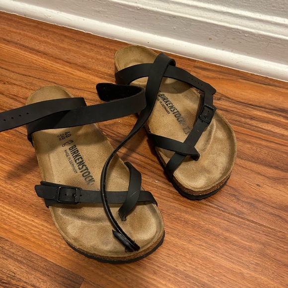 Birkenstock Women’s Yara oiled leather sandals Size 9 - Picture 4 of 5